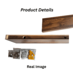 TAITA High Quality Floating shelf in Dark Walnut - Image 7