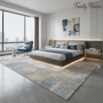 Luxurious Modern Linear Labyrinth Area Rug - Image 7