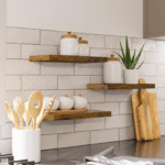 TAITA High Quality Floating shelf in Dark Walnut - Image 10