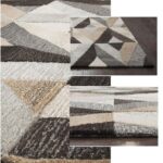 Luxurious Modern Geometric Mirrored Diamond Rug Carpet - Image 6