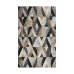 Geometric Mirrored Diamond Rug Carpet