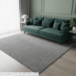 Modern Shaggy Rug Light Gray Carpet