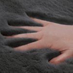 Luxurious Modern Fluffy Soft Rug Carpet Gray - Image 5