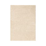 Luxurious Modern Shaggy Rug Cream Carpet - Image 2