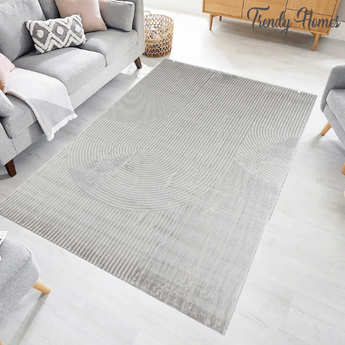 Eclipse Noir Modern Area Rug