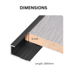 SOLID U Edge Strip 3mm - Image 4