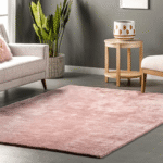 Luxurious Modern Fluffy Soft Rug Carpet Pink  - Image 5