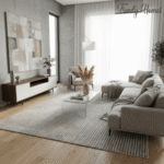 Luxurious Eclipse Noir Modern Area Rug - Image 6