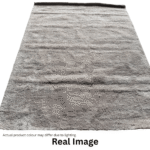 Luxurious Modern Shaggy Rug Cream Carpet - Image 4