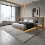 Luxurious Eclipse Noir Modern Area Rug - Image 5