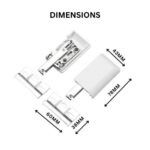 High Quality Cupboard Adjustable Wall Hanging Plate - Image 2