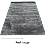 Luxurious Modern Shaggy Rug Dark Gray Carpet - Image 4