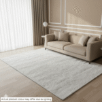 Modern Shaggy Rug White Carpet