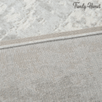 Luxurious Urban Abstract Texture Rug in Light Gray - Image 7
