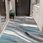 Luxurious Modern Abstract Wave Pattern Rug Carpet - Image 5