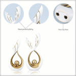 Unique Modern Art Angel Wings Ceramic Sculpture Set - Image 4