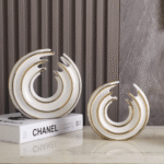 Round Abstract Ceramic Vases
