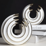 Unique Modern Round Abstract Ceramic Vases - Image 3