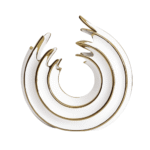 Unique Modern Round Abstract Ceramic Vases - Image 4