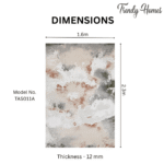 luxury abstract cloudy Earthbound area rug - Image 3