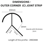 SOLID Outer Corner Strip - Image 3