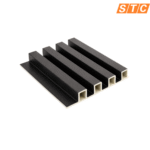 Square Fluted Wall Panel Midnight Black WPS22