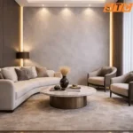 TAITA Luxurious PVC UV Sheet Steel Grey LIN25 - Image 5