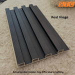 STC Innovative WPC Square Fluted Wall Panel Midnight Black WPS22 - Image 3