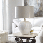 Modern Nordic Round Ceramic Table Lamp - Image 4