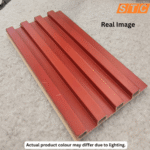 STC Innovative WPC Square Fluted Wall Panel Terracotta Red WPS24 - Image 3