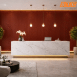 STC Innovative WPC Square Fluted Wall Panel Terracotta Red WPS24 - Image 2