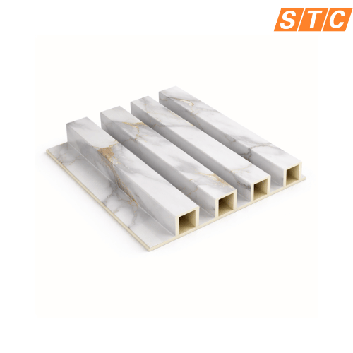 Square Fluted Wall Panel Platinum Vein WPS25