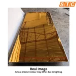 STC Luxurious PVC UV Sheet Mirror Gold LIN30 - Image 3