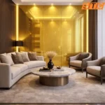 STC Luxurious PVC UV Sheet Mirror Gold LIN30 - Image 5