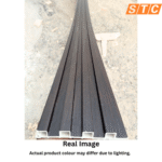 STC Innovative WPC Square Fluted Wall Panel Smoked Walnut WPS26 - Image 5