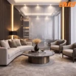 STC Luxurious PVC UV Sheet Mirror Silver LIN31 - Image 5