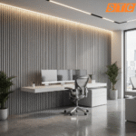 STC Innovative WPC Square Fluted Wall Panel Stone Grey WPS27 - Image 7