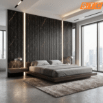 STC Innovative WPC Square Fluted Wall Panel Obsidian Gold WPS28 - Image 7