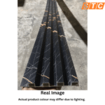 STC Innovative WPC Square Fluted Wall Panel Obsidian Gold WPS28 - Image 5