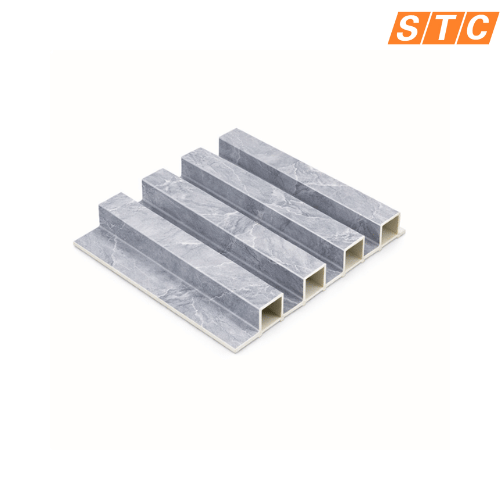 Square Fluted Wall Panel Stone Mist WPS29