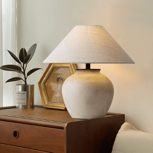 Ceramic Style Table Lamp