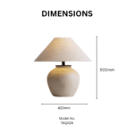 Classic Ceramic Style Table Lamp - Image 5