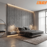 STC Innovative WPC Square Fluted Wall Panel Stone Mist WPS29 - Image 2