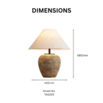 Modern Retro Ceramic Table Lamp - Image 3