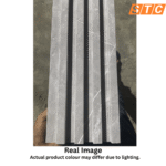 STC Innovative WPC Square Fluted Wall Panel Stone Mist WPS29 - Image 6