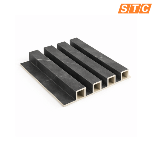 Square Fluted Wall Panel Graphite Stone WPS30