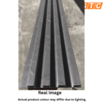 STC Innovative WPC Square Fluted Wall Panel Graphite Stone WPS30 - Image 6