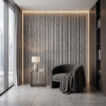 STC Innovative WPC Round Fluted Wall Panel Stone Mist WPR005 - Image 2