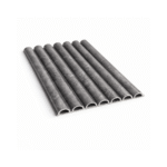 Round Fluted Wall Panel Graphite Stone WPR006