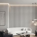 STC Innovative WPC Round Fluted Wall Panel Latte Beige WPR007 - Image 2